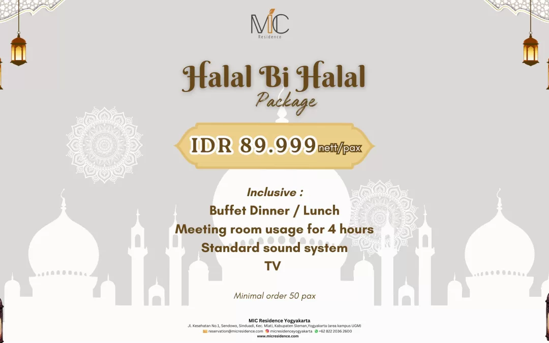 Halal Bi Halal Package di MIC Residence Yogyakarta
